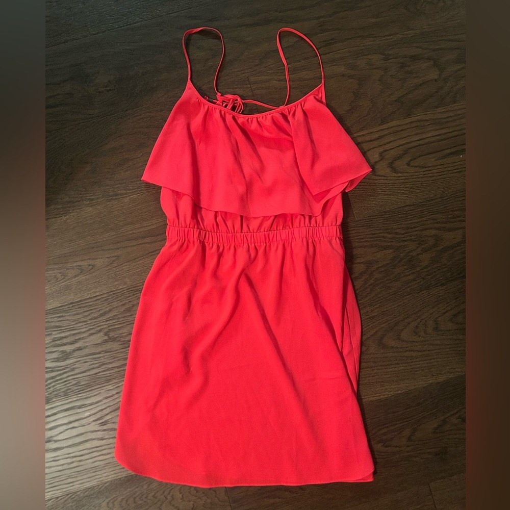 H&M Pink Tiered Ruffled Sundress